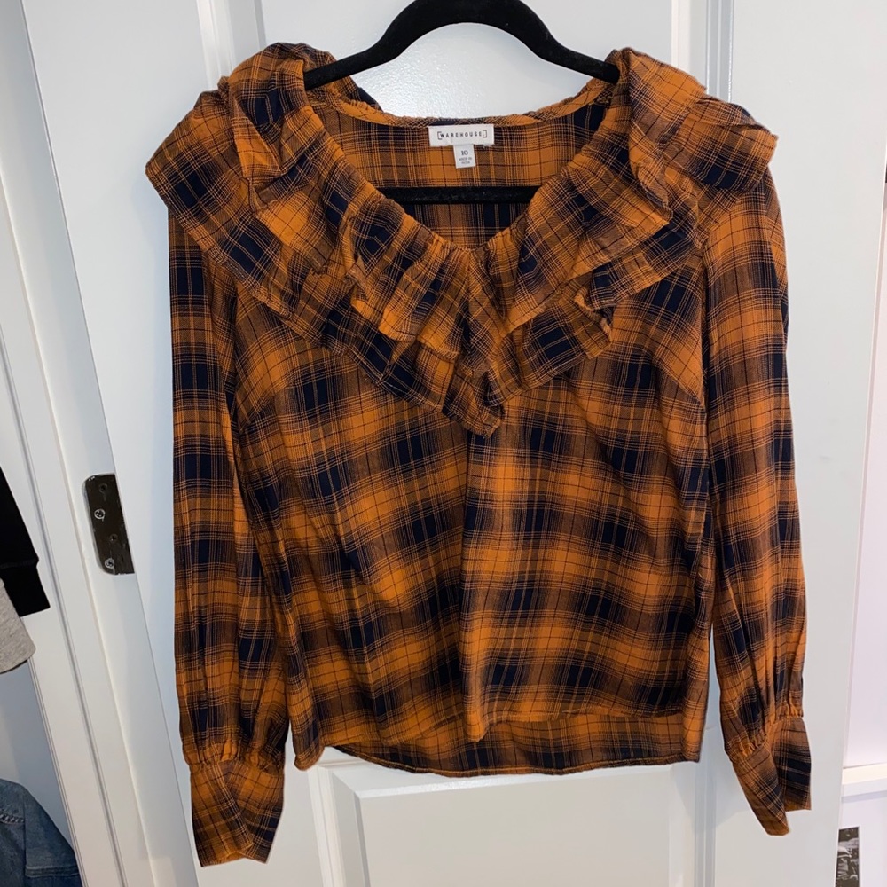 Warehouse Plaid Blouse